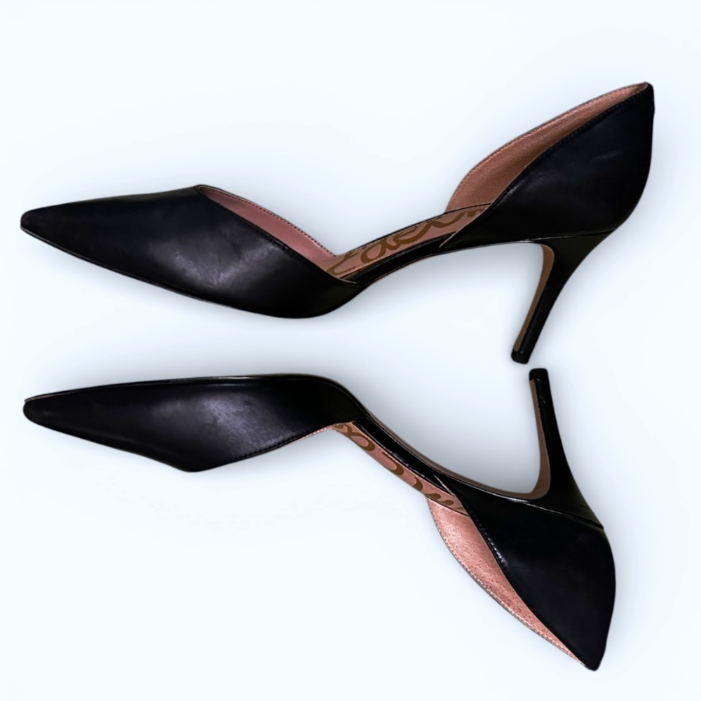 Sam Edelman TELSA D'Orsay Pump 3" Heels Black women's size 11 - Picture 3 of 13